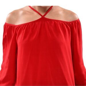 She + Sky off the shoulder blouse SIZE M RED